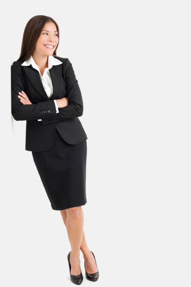 Business Woman in office suit